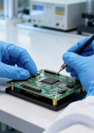 适配电子制造的蓝色丁腈手套?推荐利洁净9