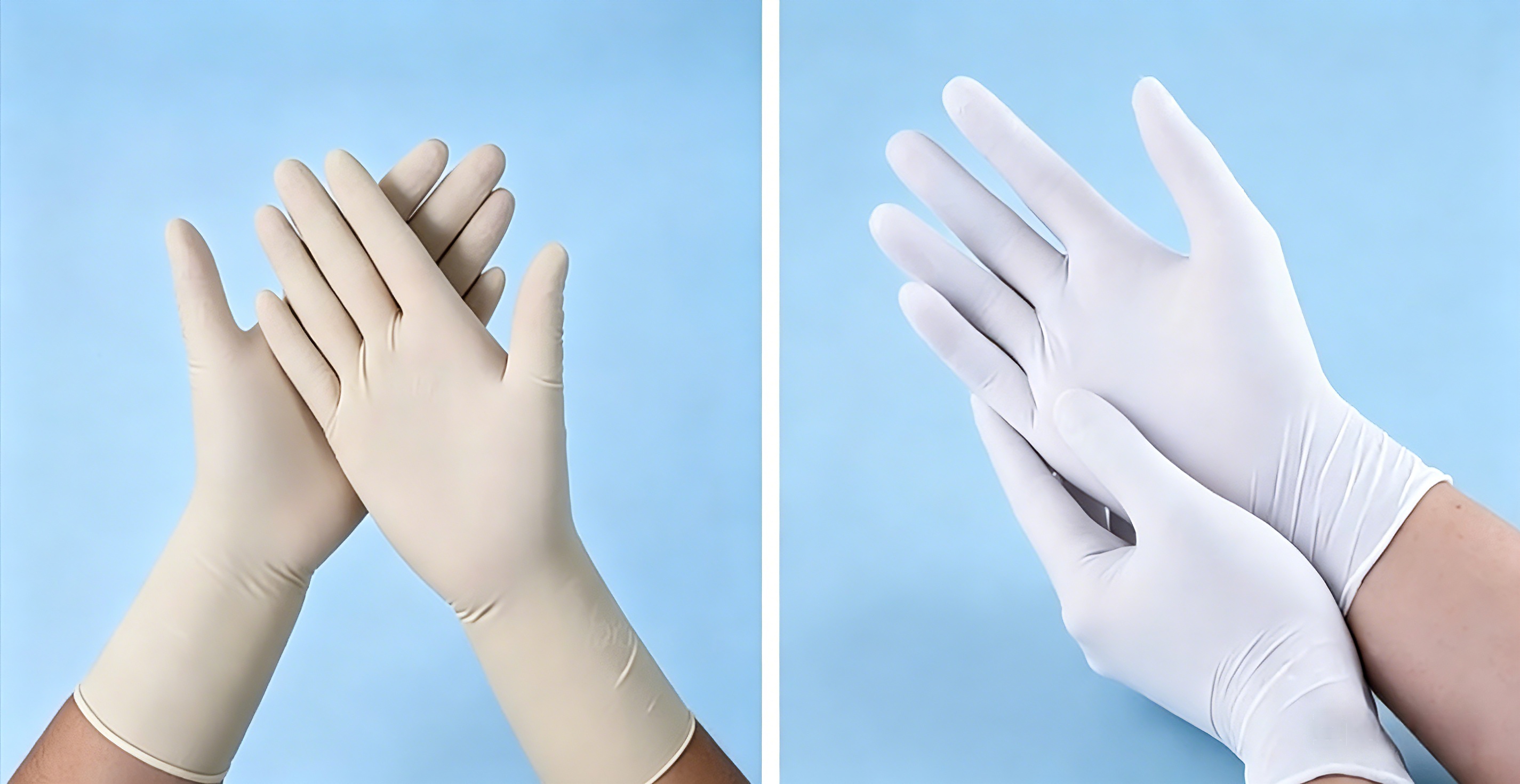 揭秘！一次性乳胶手套为啥有白黄两款？