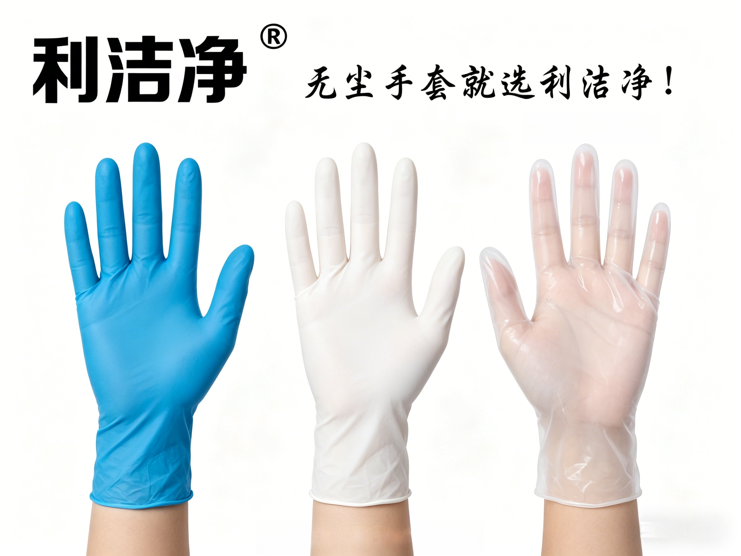 一次性手套怎么选？利洁净详解 乳胶/丁腈